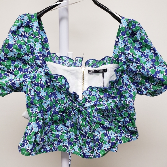 BRAND NEW FANCY ZARA TOP - Picture 1 of 3